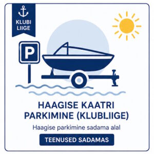 Kaatri / haagise hoiustamine parklas (TMYC liige)
